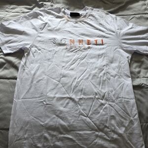 London Mens White Logo T‑Shirt